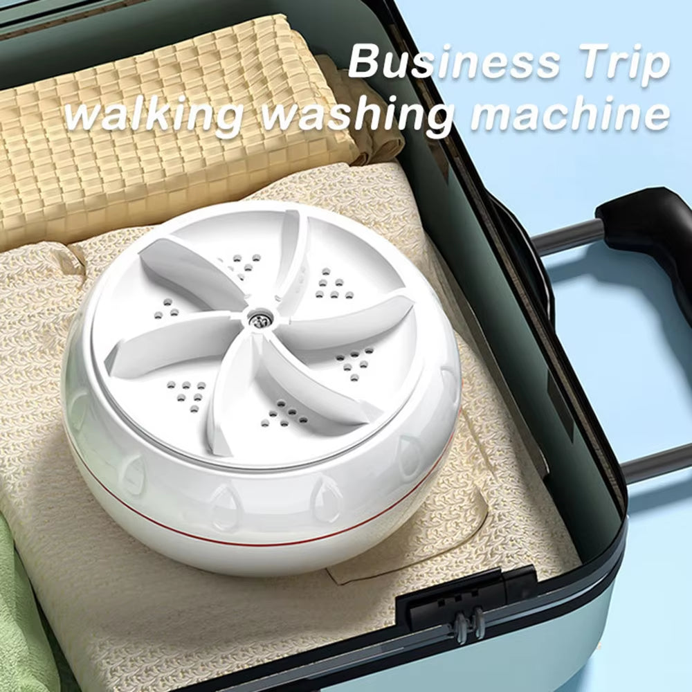 Say goodbye to dirt!!  Check out our 60W Portable Ultrasonic Washing Machine - perfect for clothes, fruits, and kitchen use! Ideal for home and travel! 🧺✨