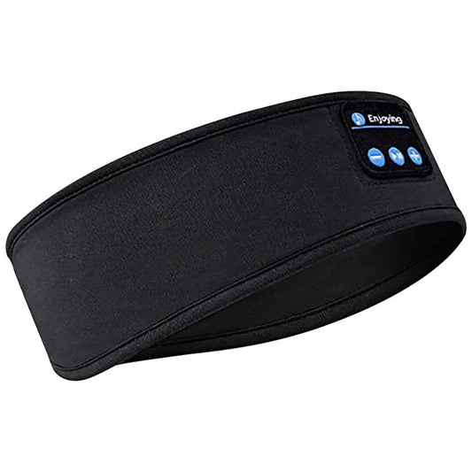  Comfortable Music Eye Mask for Sleep and Fitness - Wireless Sports Headband Bluetooth Earphones